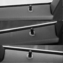 Copertura per pomello di bloccaggio del pannello di rivestimento della portiera, colore nero, per portiere e finestrini - Serie 5 F1 f26