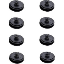 8 stuks antislip automatgespen universele automatclips anti-slip automat zwarte bevestigingsklemmen f26