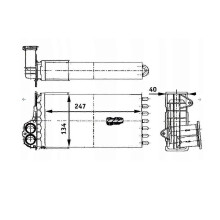Scambiatore di calore 6448G3, stabile e di lunga durata, per riscaldamento interno, ricambio per Peugeot 206 CC (2 porte) 206 berlina f54