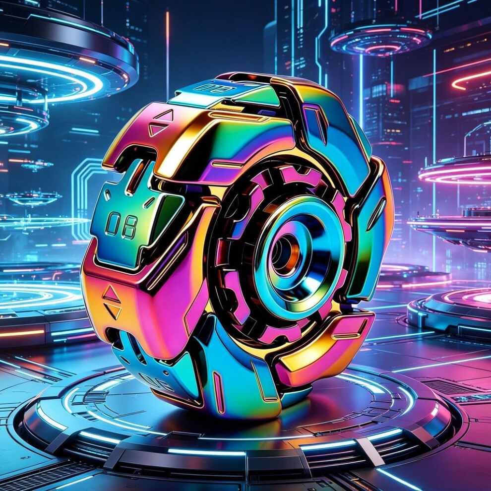 (Multicolor) Metal With Gyroscopes Rotation Design For Stress Relief Enhancement Focus And