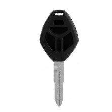 Funda para llave Mitsubishi - Cubierta de plástico negro de 3+1 botones para mando a distancia de coche