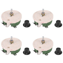 4X 100W 100 Ohm Keramische Draadgewonden Potentiometer Roterende Weerstand Reostaat