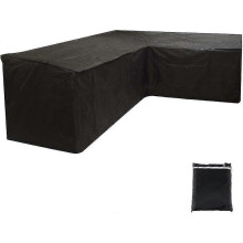 Vodotesný kryt na terasu v tvare L 300x300x98cm pre vonkajší nábytok
