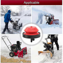 Replacement Snow Thrower - Primer Bulb- Fits 570682, 570682a, Av520, Hmsk100, Hmsk105, Hmsk110 - Red & Black - Plastic