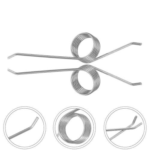2pcs Trash Can Torsional Spring - Replace Lid Spring for Repairing 2