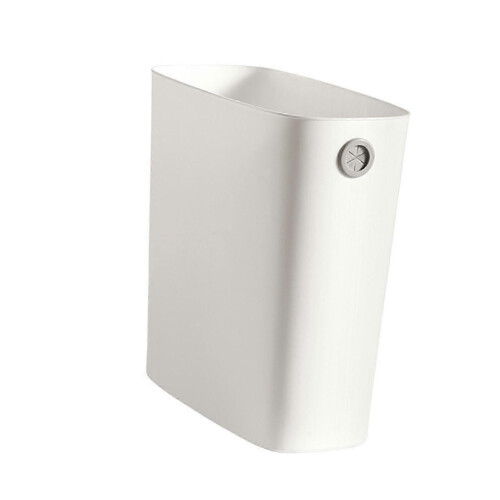Modern Narrow Trash Basket Plastic Home Office Bathroom Essential