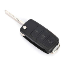 Étui à télécommande rabattable pour véhicules Passat 1998-2001, 4 boutons