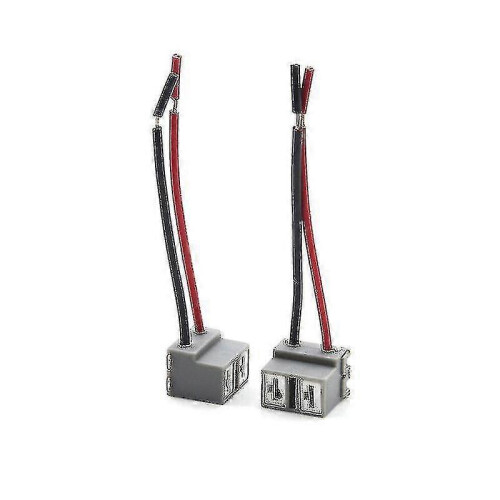 2pcs H7 2 Pins Headlight Repair Bulb Holder Connector Plug Wire Socket