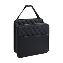 Organizzatore per sedile auto di grande capacità con tasche portaoggetti, organizer multiuso da appendere, in ecopelle PU di alta qualità.