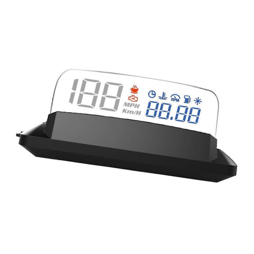 L3 Hud Head-up Display Warning Car Digital Satellite Time Obd2 Speedometerks