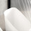 Modern Narrow Trash Basket Plastic Home Office Bathroom Essential 3