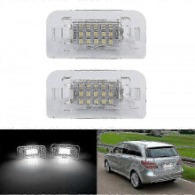 Éclairage LED pour plaque d'immatriculation (2 pièces) pour Mercedes-Benz Classe B W246 W242 Canbus