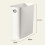 Modern Narrow Trash Basket Plastic Home Office Bathroom Essential 4