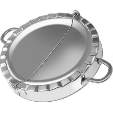 Appareil à empanadas en acier inoxydable de 15 cm (6 pouces) - Idéal pour les tartes et pâtisseries à emporter