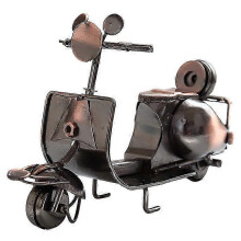 Handgemaakte, creatieve mini-motorfiets van ijzer - perfecte bureaudecoratie voor thuis en op kantoor