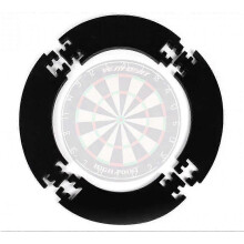 Dartvangring, 4 stuks, beschermring voor dartbord van 45 cm, stabiele wandbescherming, EVA, totale diameter 71 cm