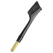 Brosse de nettoyage pour machine à café à double tête, poils ultra-doux, brosse à dépoussiérer pour broyeur à café en plastique