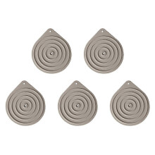 Siliconen bordverwarmers voor de magnetron - 5 stuks, antislip onderleggers voor in de oven en op hete pannen