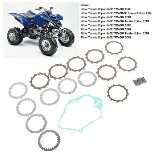 Kit d'embrayage haute qualité pour Yamaha YFM660R - Référence 5Y1163210000