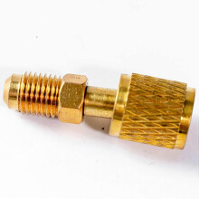 Adapterkabel-Schlauchverbinder R22 R134a auf R32 R410a, Größe 1/4" auf 5/16", Klimaanlagen-Fluoridschlauch