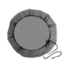 Cubierta de malla adecuada para barril de lluvia con cordón, pantalla de malla para barriles de recolección de lluvia para mantener las hojas y