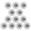 LED-alusta, 12 kpl valaisevia lasinalusia, LED-pullovalot, LED-tarra-alustalevyt valaisevat pulloja 1
