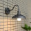 Applique da esterno a LED con collo d'oca, ideale per veranda, stile rustico e interni. 2
