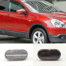 2PCS Car Side Marker Dynamic LED Turn Signal Light For Nissan Tiida C11 Note E11 NE11 Micra K12 NP300 Navara D40 Qashqai J10 f54