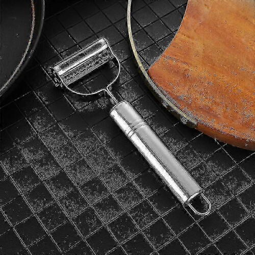 Professional Potato Peeler - Stainless Steel (Silver 1pc) 2