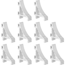 Clips de aluminio para refrigerador, soporte para estantes de congelador, 20 unidades