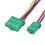 Connettore e resistenza per motore ventilatore per Peugeot 207 406 607 - 2 pezzi 2