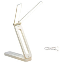 LED Desk Lamp USB Rechargeable Foldable Table Lamp Dimmable Touch Night Light Eye Protection for Bedroom Bedside Desk