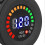 Voltmetro digitale 12V per auto e moto, impermeabile e affidabile, ideale per uso misto (impermeabile e resistente). 2