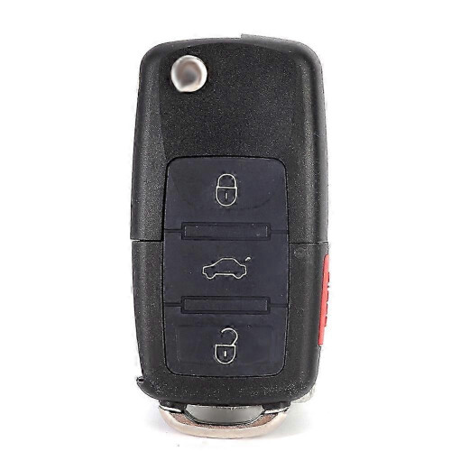 Étui à télécommande rabattable pour véhicules Passat 1998-2001, 4 boutons 2