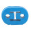 Universal 12mm Exhaust Hangers Blue Silicone 4PCS Short 3