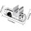 Wall Mount Shower Head Holder with Strong Suction for Secure Fit 4