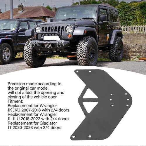 Jeep Wrangler JK Gasoline Locking Hinge Bracket Set 2