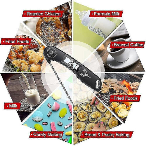 Cooking Thermometer, Electronic Instant Read Thermometer With Probe, For Cooking 2