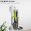 Kitchen Utensil Rack, Rotating Kitchen Holder With 8 Hooks, Multifunctional Spatula Rack For Kitchen Utensils, Tools, Towel 4