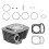 Honda ATC 200 XL200 65.5mm Engine Piston Rings Replacement 2