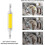 2 Pack Dimmable R7s LED Light Bulbs 10W 78mm 6000K Halogen Alternative 2