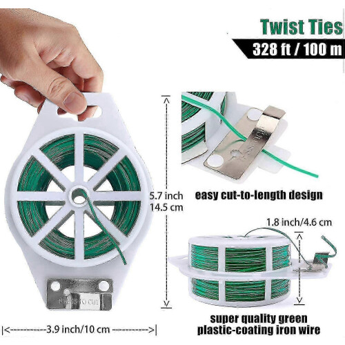 100m Gardening Wire for Vine Training & Secure Plant Ties 2