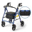 Organizer Bag for Four Wheel Rollator - Multiple Pockets 2