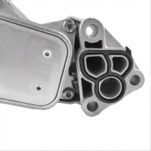 Enfriador de filtro de aceite de motor de aluminio mejorado A2701800500 para A220 CLA250 GLA250 GLA35 A2701800610 2701