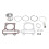 125cc ATV Cylinder Piston Rings Kit for GY6 Engine 2
