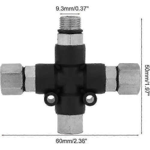 Connecteur d'aérographe durable 1/8" BSP 3 sorties pour artisans 1
