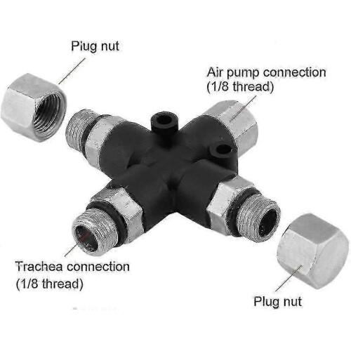 Connecteur d'aérographe durable 1/8" BSP 3 sorties pour artisans 2