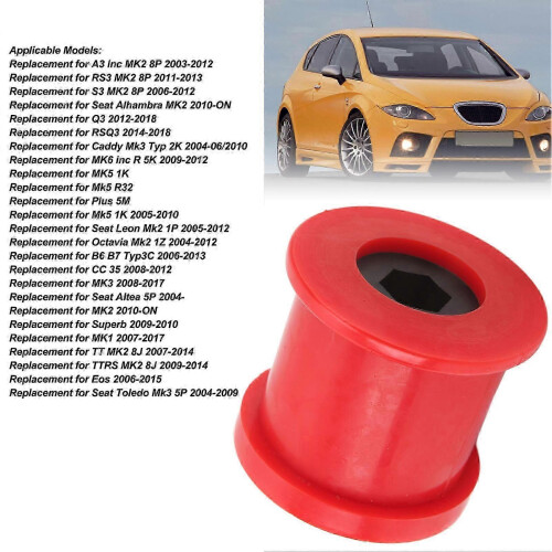 Querlenkerbuchse für Seat Alhambra MK2, Polyurethan, Rot 2