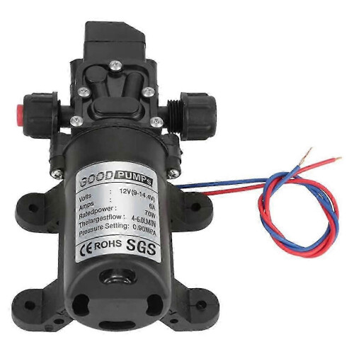 Pompa dell'acqua da 12 Volt per campeggio - Pompa portatile autoadescante ad alta pressione CC 12V