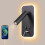 LED Wall Light with Switch for Bedside Reading and Adjustable Spotlight USB Charging 1